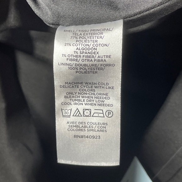 NEW Loft Skirt Womens 8 petite black white woven straight classic - Picture 4 of 7